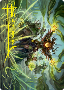 Witherbloom Command Art Card (Gold-Stamped Signature) [Strixhaven: School of Mages Art Series]-1