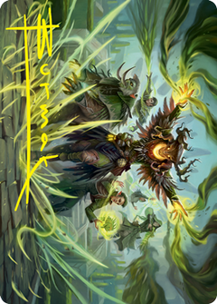 Witherbloom Command Art Card (Gold-Stamped Signature) [Strixhaven: School of Mages Art Series]-1