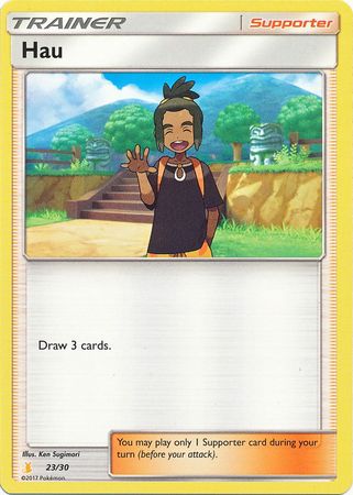 Hau (23/30) [Sun & Moon: Trainer Kit - Alolan Raichu]-1