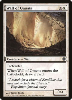 Wall of Omens [Rise of the Eldrazi]-1