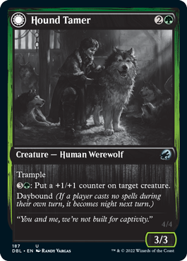 Hound Tamer // Untamed Pup [Innistrad: Double Feature]-1