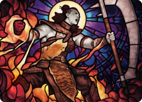 Garna, Bloodfist of Keld Art Card [Dominaria United Art Series]-1