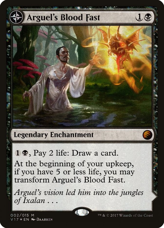 Arguel's Blood Fast // Temple of Aclazotz [From the Vault: Transform]-1