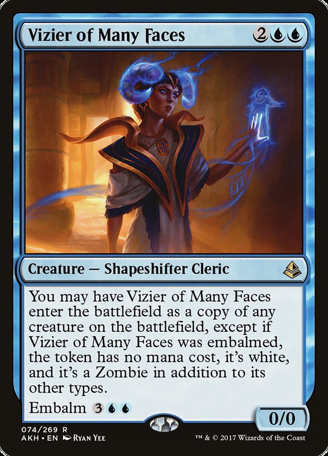 Vizier of Many Faces [Amonkhet]-1