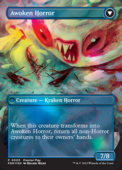 Thing in the Ice // Awoken Horror (Borderless Alternate Art) [Regional Championship Qualifiers 2023]-2