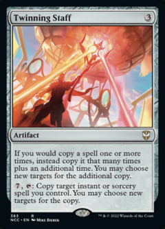 Twinning Staff [Streets of New Capenna Commander]-1