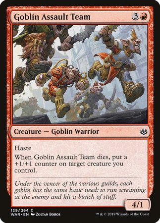 Goblin Assault Team [War of the Spark]-1