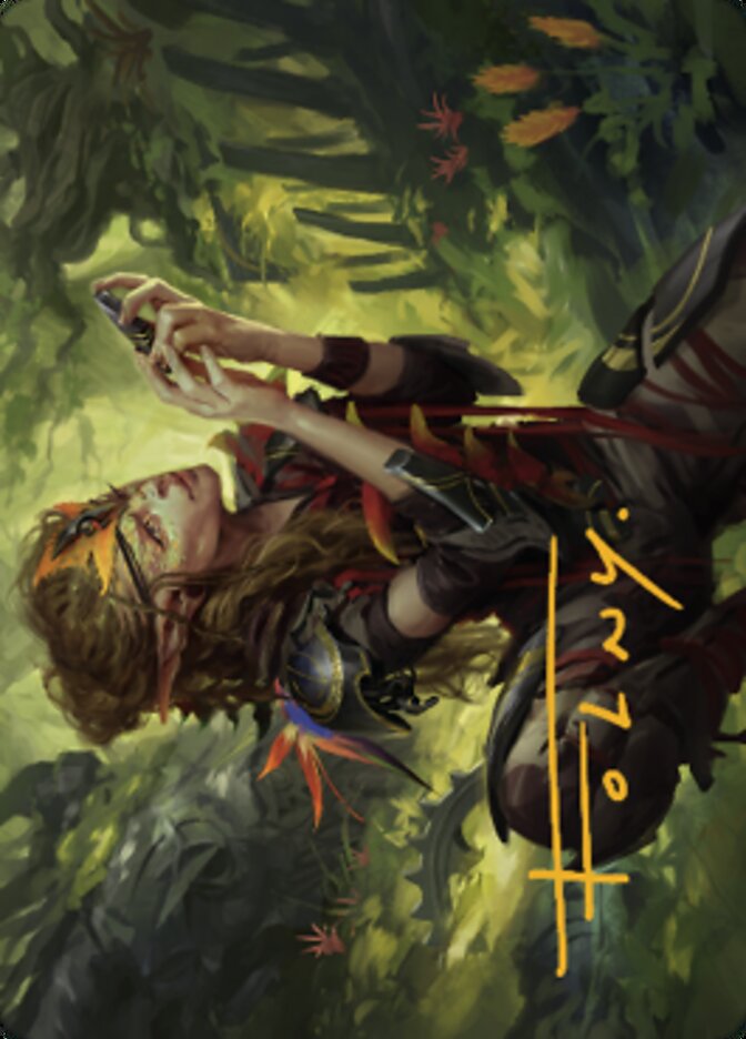 Meria, Scholar of Antiquity Art Card (Gold-Stamped Signature) [Dominaria United Art Series]-1