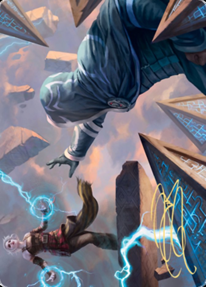 Nahiri's Binding // Nahiri's Binding Art Card [Zendikar Rising Art Series]-1