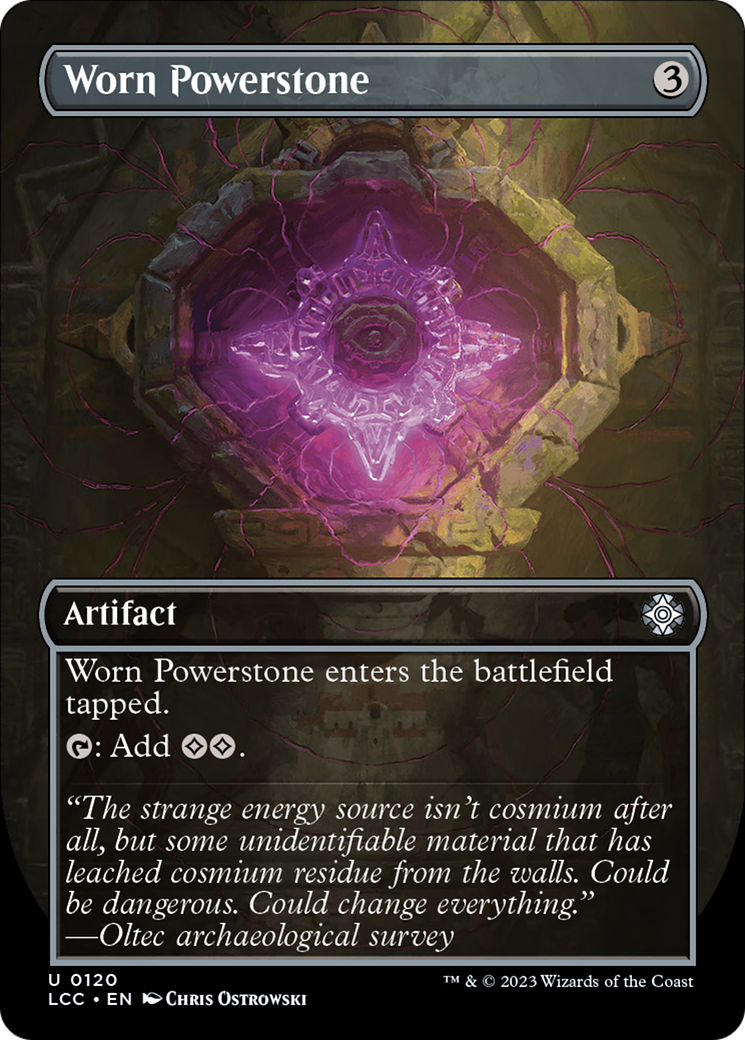 Worn Powerstone (Borderless) [The Lost Caverns of Ixalan Commander]-1