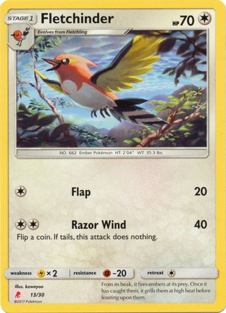 Fletchinder (13/30) [Sun & Moon: Trainer Kit - Lycanroc]-1