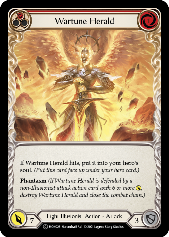 Wartune Herald (Red) [U-MON026] (Monarch Unlimited)  Unlimited Normal