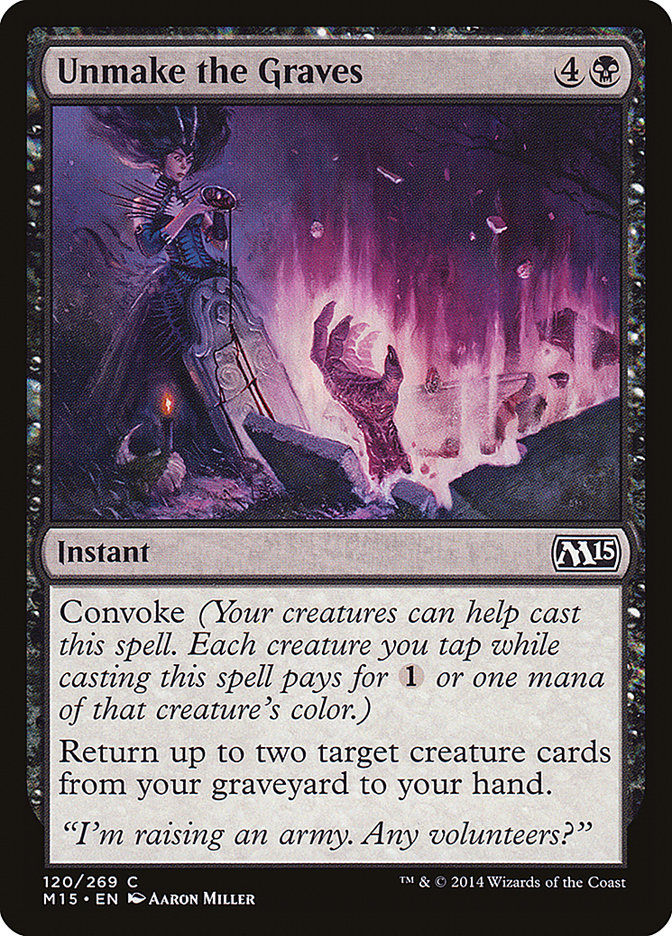 Unmake the Graves [Magic 2015]-1