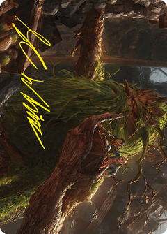 Treebeard, Gracious Host Art Card (Gold-Stamped Signature) [The Lord of the Rings: Tales of Middle-earth Art Series]-1