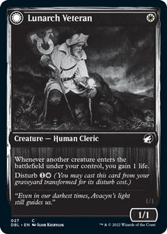 Lunarch Veteran // Luminous Phantom [Innistrad: Double Feature]-1