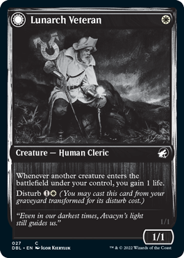 Lunarch Veteran // Luminous Phantom [Innistrad: Double Feature]-1