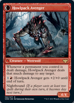 Ill-Tempered Loner // Howlpack Avenger [Innistrad: Crimson Vow]-2