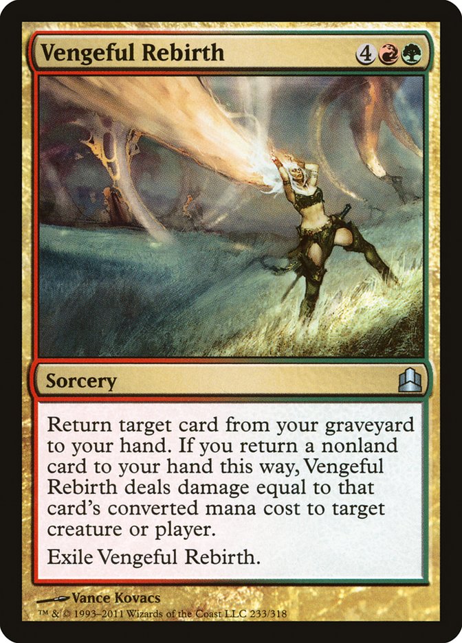 Vengeful Rebirth [Commander 2011]-1