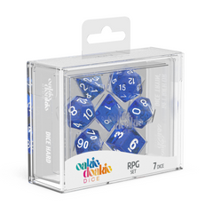 Oakie Doakie Dice RPG Set Speckled - Blue (7)-1