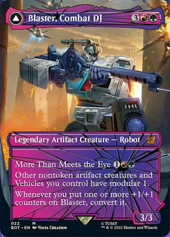 Blaster, Combat DJ // Blaster, Morale Booster (Shattered Glass) [Transformers]-1
