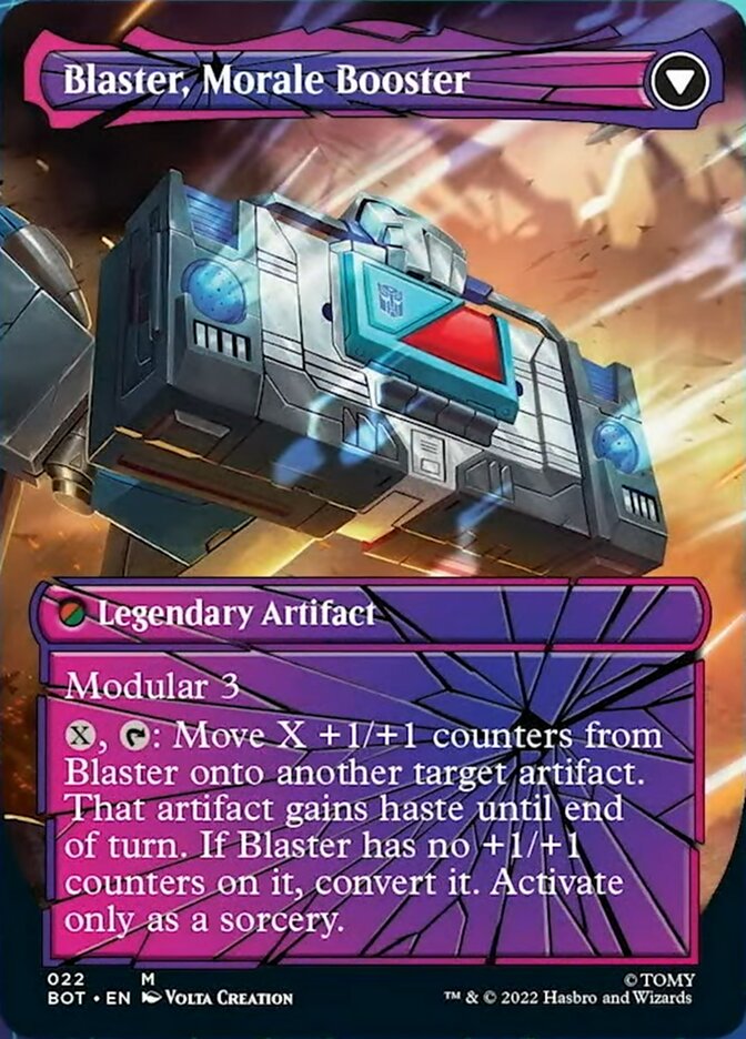 Blaster, Combat DJ // Blaster, Morale Booster (Shattered Glass) [Transformers]-2