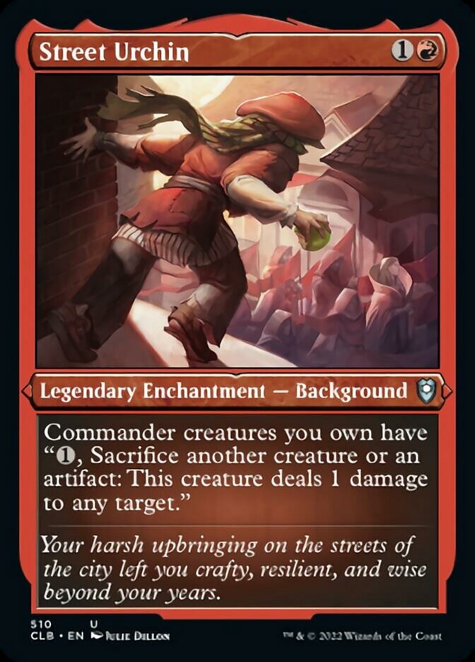 Street Urchin (Foil Etched) [Commander Legends: Battle for Baldur's Gate]-1