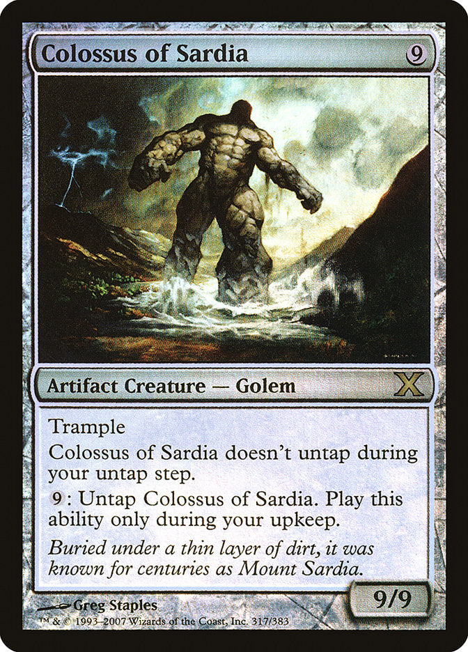 Colossus of Sardia (Premium Foil) [Tenth Edition]-1