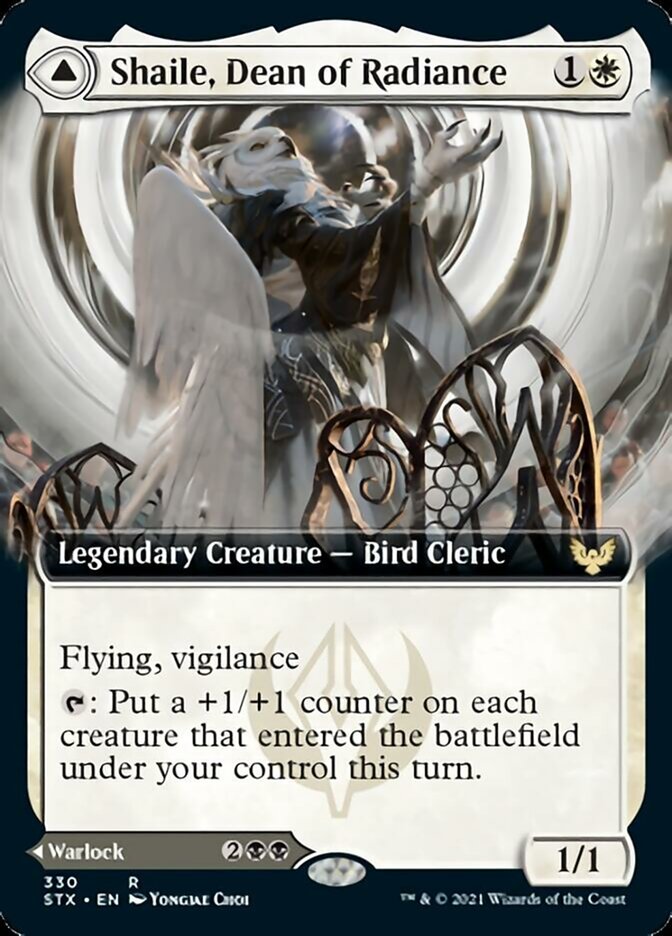 Shaile, Dean of Radiance // Embrose, Dean of Shadow (Extended Art) [Strixhaven: School of Mages]-1