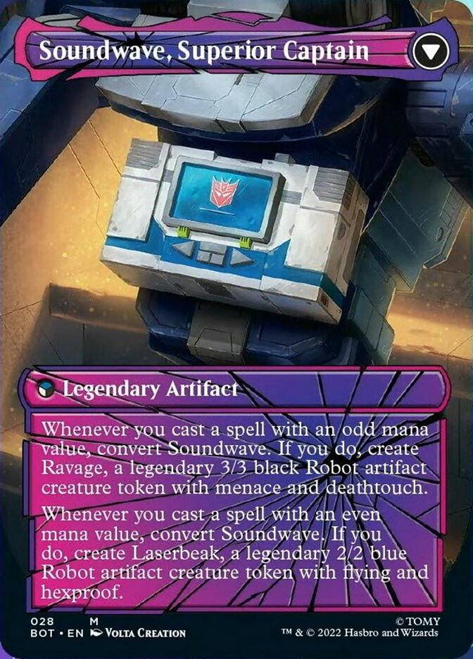 Soundwave, Sonic Spy // Soundwave, Superior Captain (Shattered Glass) [Transformers]-2