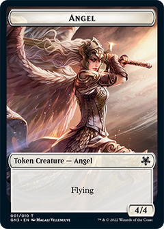 Zombie // Angel Double-Sided Token [Game Night: Free-for-All Tokens]-2