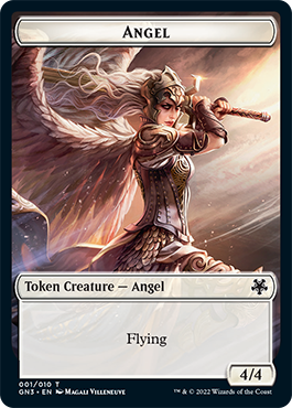 Zombie // Angel Double-Sided Token [Game Night: Free-for-All Tokens]-2