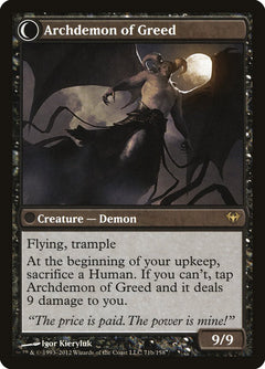 Ravenous Demon // Archdemon of Greed [Dark Ascension]-2