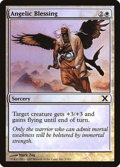 Angelic Blessing (Premium Foil) [Tenth Edition]-1