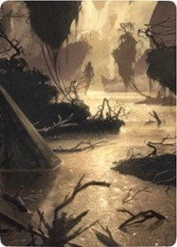 Murkwater Pathway Art Card [Zendikar Rising Art Series]-1