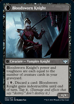 Bloodsworn Squire // Bloodsworn Knight [Innistrad: Crimson Vow]-2