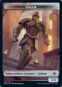 Food (18) // Golem Double-Sided Token [Modern Horizons 2 Tokens]-2