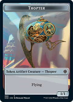 Elephant // Thopter Double-Sided Token [Starter Commander Decks]-2