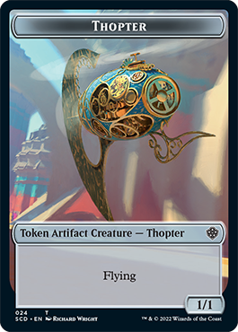 Elephant // Thopter Double-Sided Token [Starter Commander Decks]-2