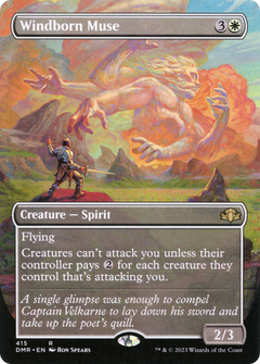 Windborn Muse (Borderless Alternate Art) [Dominaria Remastered]-1