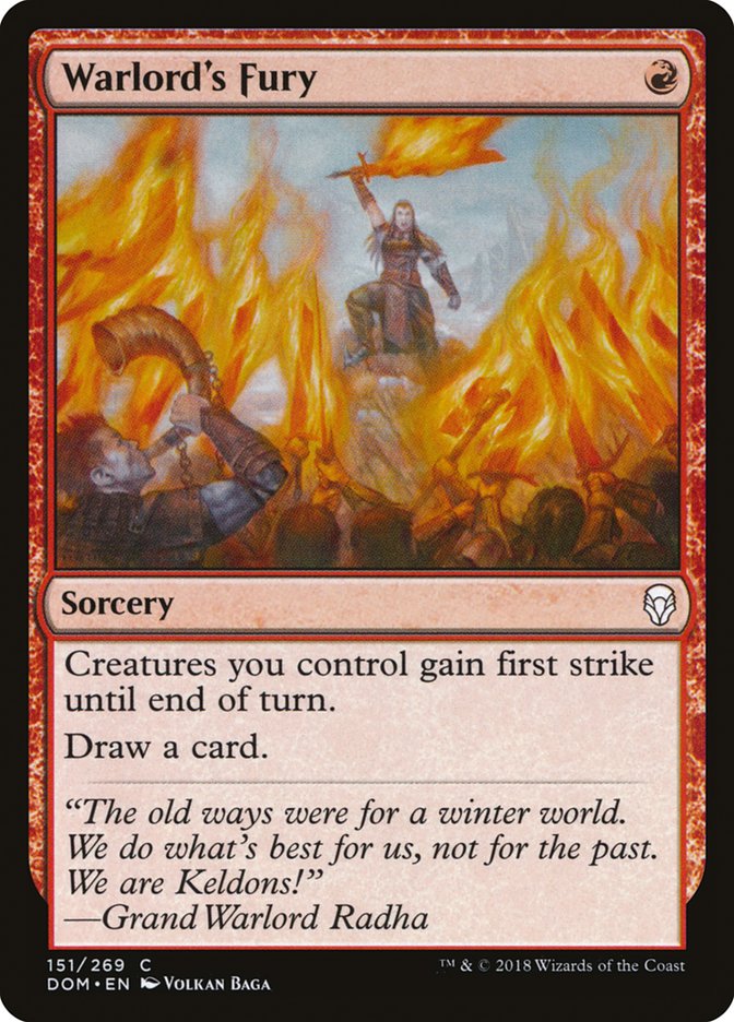 Warlord's Fury [Dominaria]-1