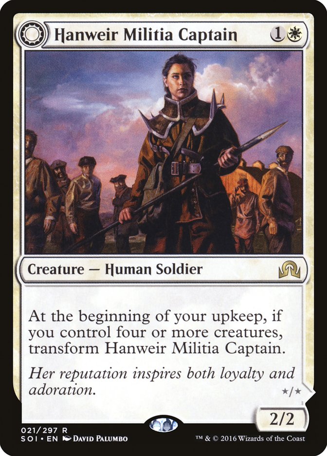 Hanweir Militia Captain // Westvale Cult Leader [Shadows over Innistrad]-1