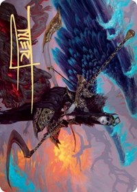 Eradicator Valkyrie Art Card (Gold-Stamped Signature) [Kaldheim Art Series]-1