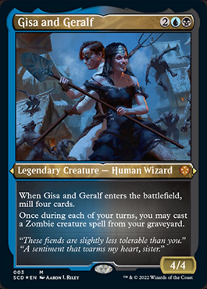 Gisa and Geralf (Foil Etched) [Starter Commander Decks]-1