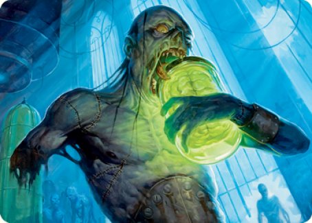 Larder Zombie Art Card [Innistrad: Midnight Hunt Art Series]-1