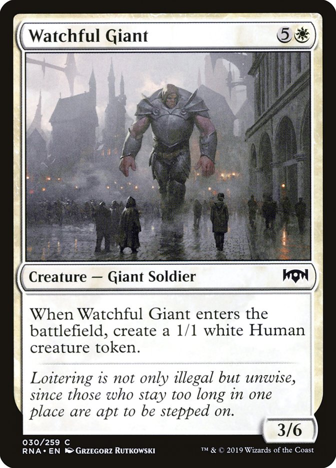 Watchful Giant [Ravnica Allegiance]-1
