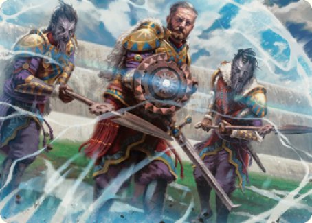 Argivian Phalanx Art Card [Dominaria United Art Series]-1