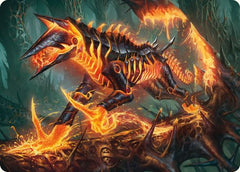Kuldotha Cackler Art Card [Phyrexia: All Will Be One Art Series]-1