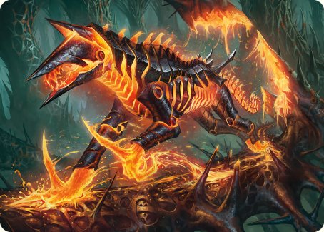 Kuldotha Cackler Art Card [Phyrexia: All Will Be One Art Series]-1