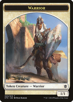 Warrior Token (003/013) [Khans of Tarkir Tokens]-1