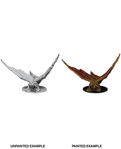 D&D Nolzurs Marvelous Unpainted Miniatures Young Brass Dragon-1